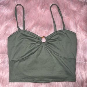 Small green tank top